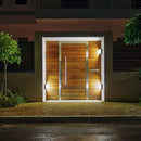 12W(1280Lm) LED seinavalgusti, V-TAC, IP65, must, kandiline, neutraalne valge valgus 4000K