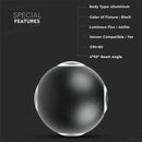 4W(428Lm) LED Wall lamp, V-TAC, IP65, black, warm white light 3000K