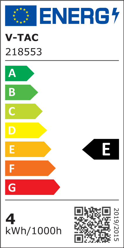 4W(428Lm) LED Sienas gaismeklis, V-TAC, IP65, melns, silti balta gaisma 3000K