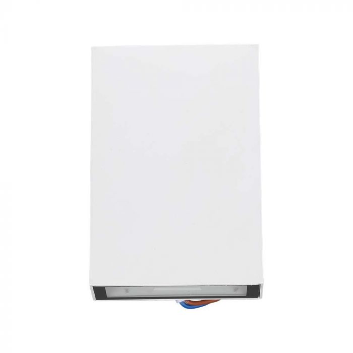 4W(400Lm) LED Gaismeklis, V-TAC, IP65, kvadrāta, balts, silti balta gaisma 3000K