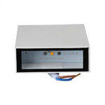 4W(400Lm) LED Gaismeklis, V-TAC, IP65, kvadrāta, balts, silti balta gaisma 3000K