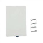 4W(400Lm) LED Gaismeklis, V-TAC, IP65, kvadrāta, balts, silti balta gaisma 3000K