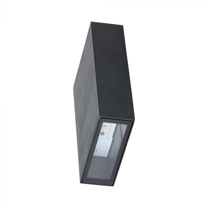 Светодиодный фасадный светильник 4W(400Lm), V-TAC, IP65, черный, холодный белый 6400K