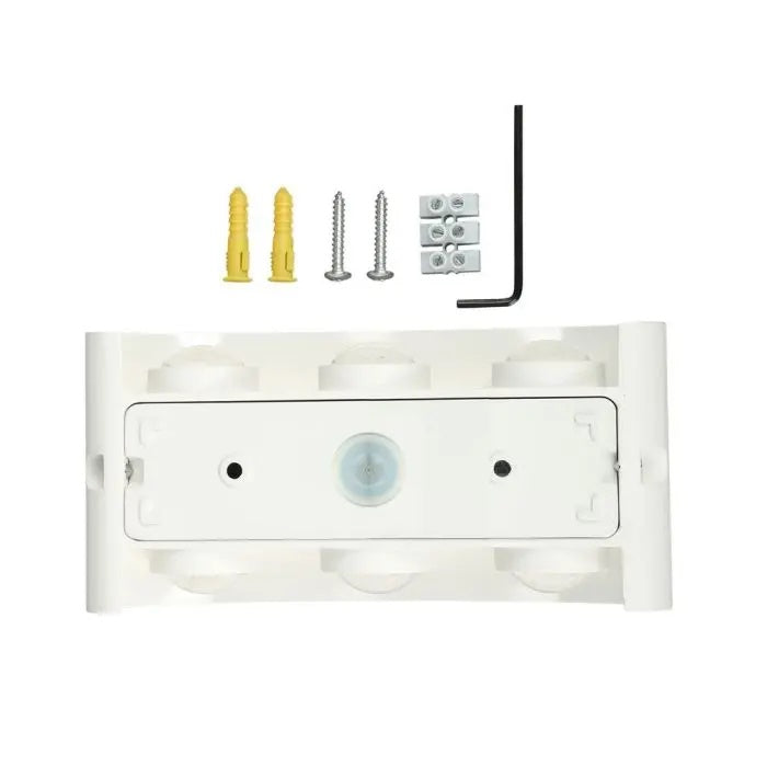 5W(630Lm) LED Fasādes gaismeklis, V-TAC, IP65, balts, silti balta gaisma 3000K
