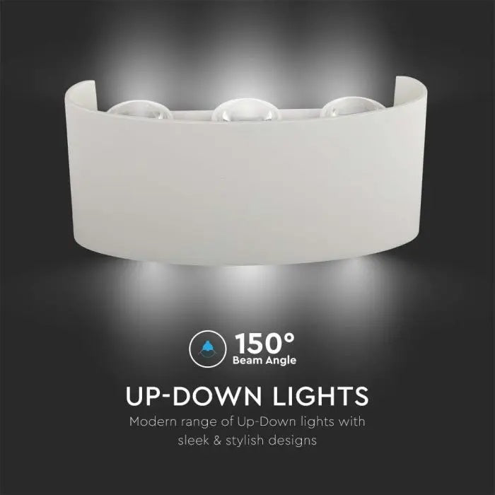 5W(630Lm) LED facade light, V-TAC, IP65, white, neutral white light 4000K