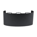 5W(630Lm) LED-fasadarmatur, V-TAC, IP65, svart, varmvitt ljus 3000K