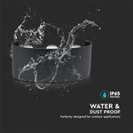 5W(630Lm) LED-fasadarmatur, V-TAC, IP65, svart, varmvitt ljus 3000K