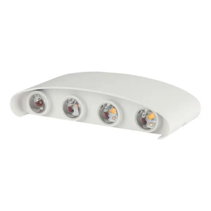 7W(870Lm) LED wall light, V-TAC, IP65, white, neutral white light 4000K