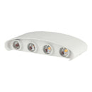 7W(870Lm) LED wall light, V-TAC, IP65, white, warm white light 3000K