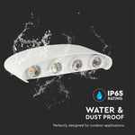 7W(870Lm) LED wall light, V-TAC, IP65, white, neutral white light 4000K