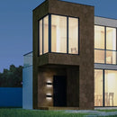 7W(870Lm) LED Fasādes gaismeklis, V-TAC, IP65, melns, neitrāli balta gaisma 4000K