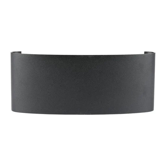 7W(870Lm) LED Fasādes gaismeklis, V-TAC, IP65, melns, neitrāli balta gaisma 4000K