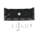 7W(870Lm) LED Fasādes gaismeklis, V-TAC, IP65, melns, neitrāli balta gaisma 4000K