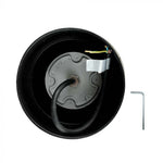 8W(350Lm) LED COB süvistatav valgusti, V-TAC, IP67, must, ümmargune, neutraalne valge 4000K