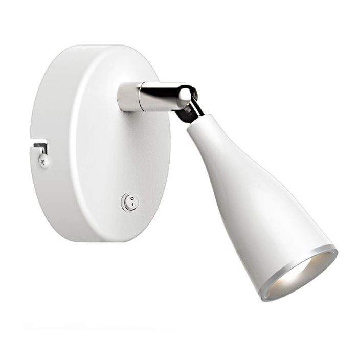 4.5W(420Lm) LED Wall lamp, with switch, V-TAC, IP20, white, warm white light 3000K