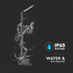 6W(810Lm) LED gaismeklis, V-TAC, IP65, pelēks, neitrāli balta gaisma 4000K