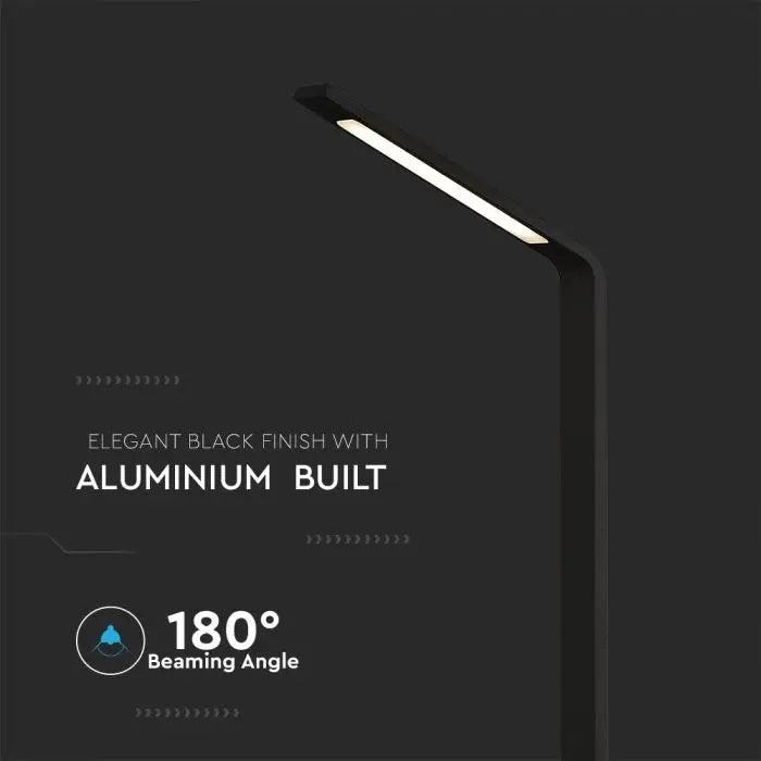 5W(810Lm) LED pinnavalgusti, V-TAC, IP65, must, neutraalne valge 4000K