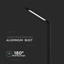 5W(810Lm) LED pinnavalgusti, V-TAC, IP65, must, neutraalne valge 4000K