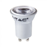 GU10 2W (150Lm) LED-lampa, V-TAC SAMSUNG, IP20, MR11, 5 års garanti, 6500K kallvitt ljus