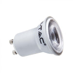 GU10 2W (150Lm) LED-lampa, V-TAC SAMSUNG, IP20, MR11, 5 års garanti, 6500K kallvitt ljus