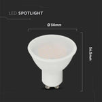 GU10 10W(1000Lm) LED-lambi V-TAC SAMSUNG, 5 aastat garantiid, IP20, soe valge valgus 3000K