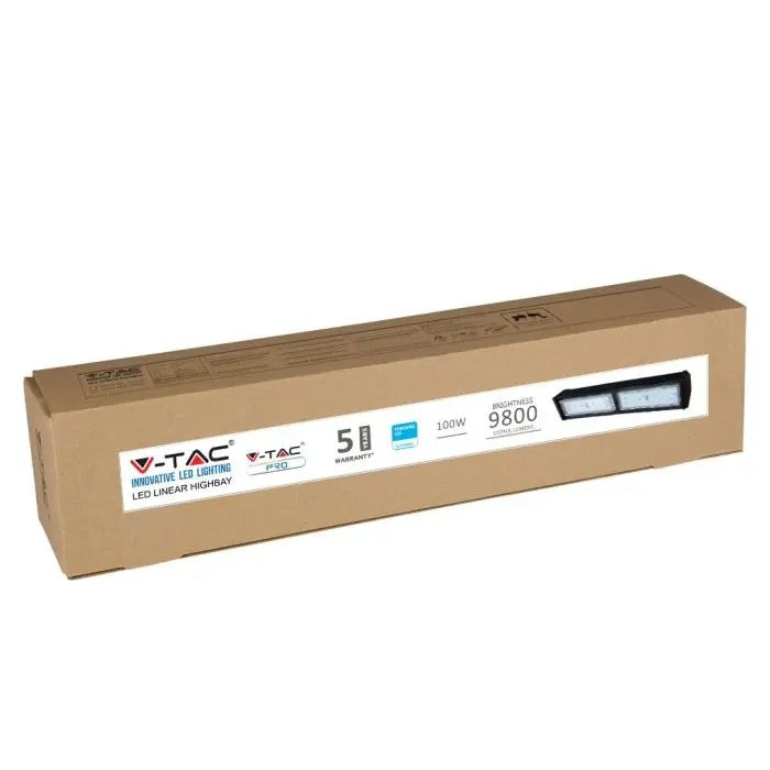 100W(9800Lm) LED linear warehouse spotlight, IP54, V-TAC SAMSUNG, cold white light 6500K