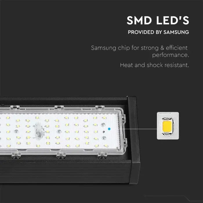 SUPERACTION_200W(19500Lm) LED lineaarne laovalgusti, V-TAC SAMSUNG, must, 5 aasta garantii, IP54, neutraalne valge 4000K