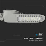 Paraugu izpārdošana, 50W(6850Lm) LED V-TAC SAMSUNG ielu laterna, IP65, pelēks, neitrāli balta gaisma 4000K