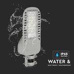 Paraugu izpārdošana, 50W(6850Lm) LED V-TAC SAMSUNG ielu laterna, IP65, pelēks, neitrāli balta gaisma 4000K