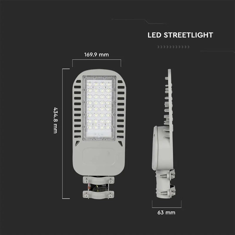 100W(13500Lm) LED Street lamp, V-TAC SAMSUNG, IP65, warranty 5 years, neutral white light 4000K