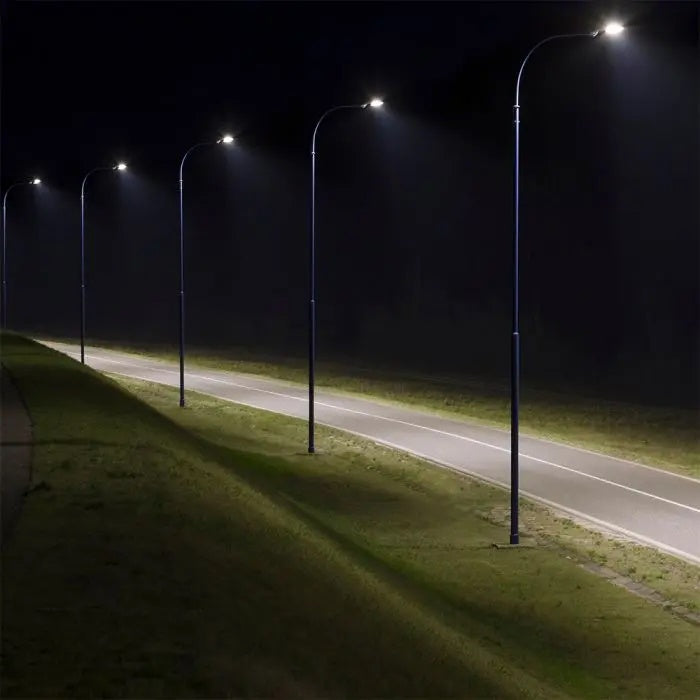 150W(20300Lm) LED street lamp, V-TAC SAMSUNG, IP65, gray, warranty 5 years, cold white light 6500K