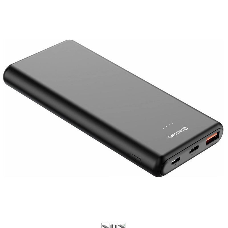 Power Banka Ārējās Uzlādes Baterija USB / USB-C / Micro USB / 20W / 10000 mAh