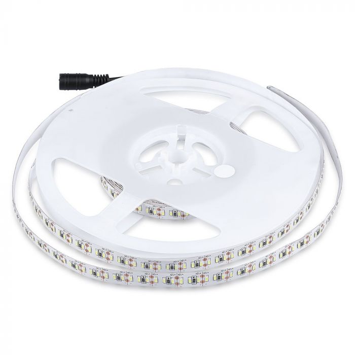 Cena par 1m_18W/m(1700Lm) LED Lente, 204 diodes SMD3014, ūdensnedroša IP20, V-TAC, auksti balta gaisma 6400K
