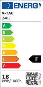 Price for 1m_18W/m(1700Lm/m) 1.5A/m, 204 LED Tape, waterproof IP20, V-TAC, cold white light 6000K