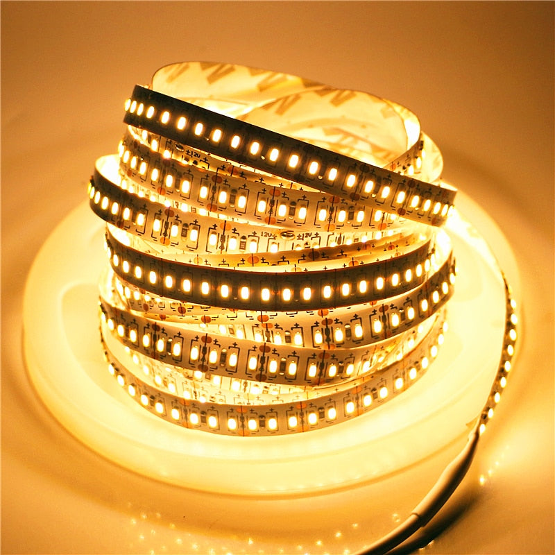 Cena par 1m_18W/m(1700Lm) LED Lente, 204 diodes SMD3014, ūdensnedroša IP20, V-TAC, silti balta gaisma 3000K