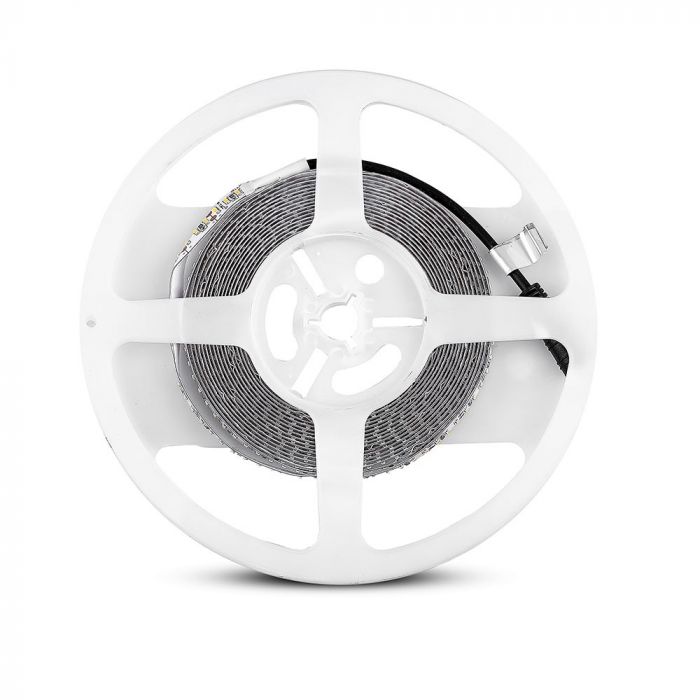 Pris per 1m_18W/m(1700Lm) LED-tejp, 204 dioder SMD3014, vattentät IP20, V-TAC, varmvitt ljus 3000K