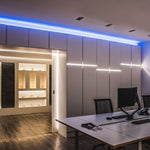 Цена за 10м8Вт/м(320Лм/м) Лента светодиодная 24В LED NEON FLEX, IP65 водонепроницаемая, V-TAC, СИНИЙ