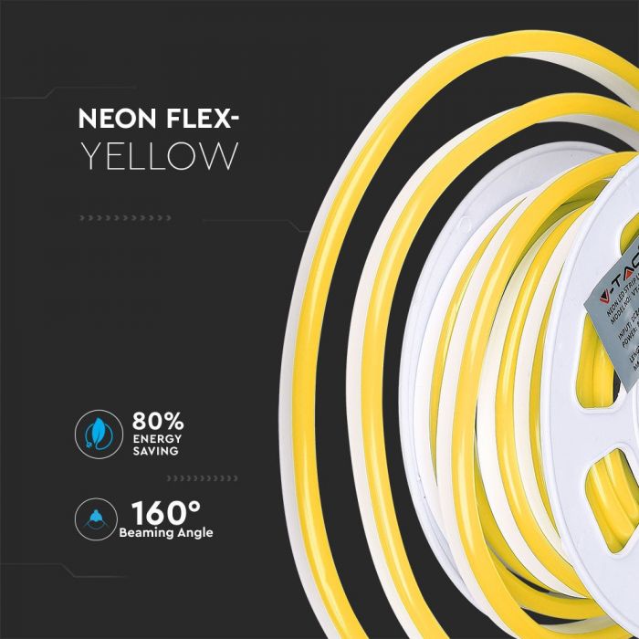 Hind 10m_320Lm LED 24V Flex neoonpael (7-9W/m), IP65 veekindel, V-TAC, KOLLANE