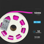 Цена за 10m_320Lm LED 24V Flex neon Tape (7-9W/m), IP65 waterproof, V-TAC, PINK