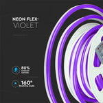 Pris för 10m_13W (1000Lm) LED 24V Flex neon silikonband (13W/m), IP65 vattentät, V-TAC, neutralt vitt ljus 4000K