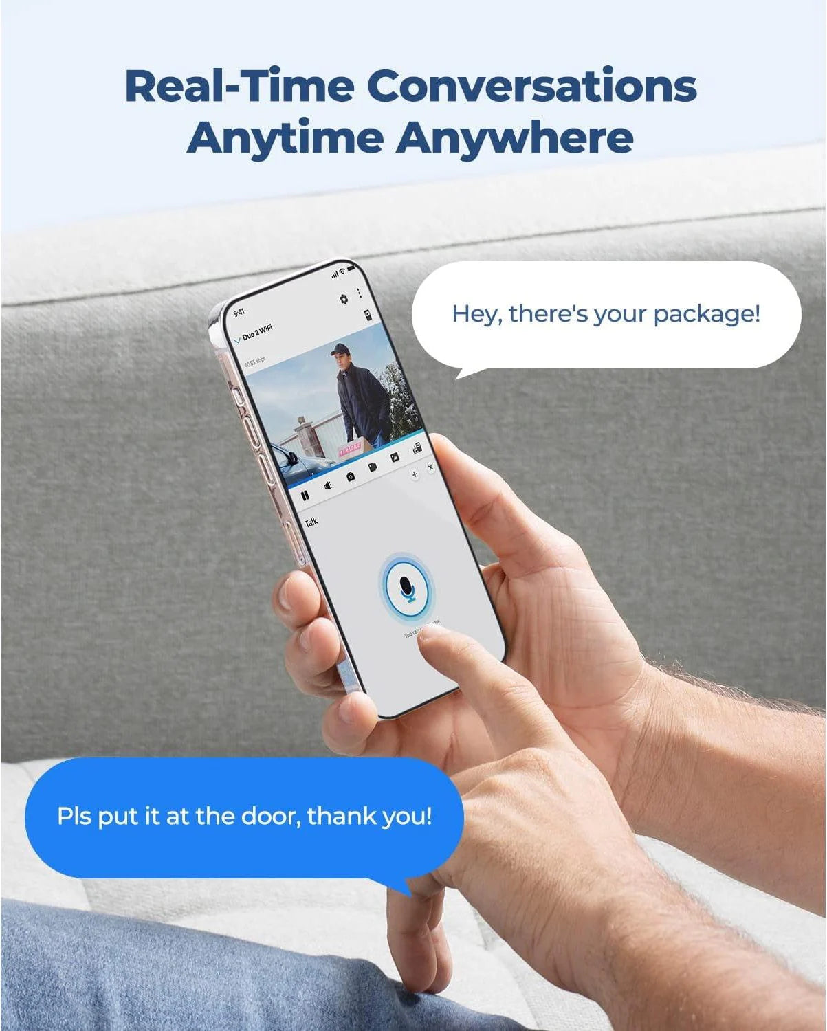 Reolink 4K 8MP Wi-Fi videokaamera inimeste, autode ja loomade tuvastamisega. 180° panoraamvaade 5GHz/2,4GHz Wi-Fi, kahesuunaline heli.Värviline öönägemine, Duo seeria W730.
