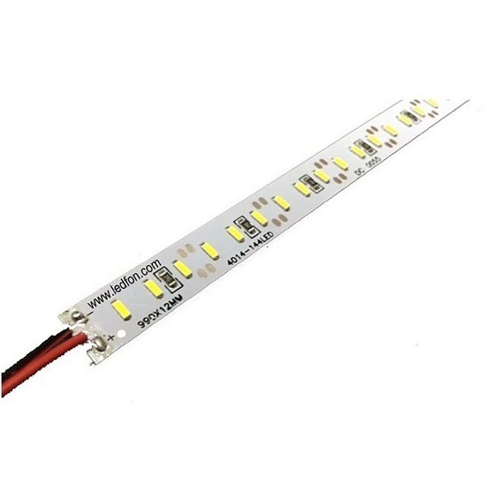 Cena par 1m_25W(1700Lm) LED Lente, 144 diodes SMD4014, ūdensnedroša IP20, V-TAC, silti balta gaisma 3000K