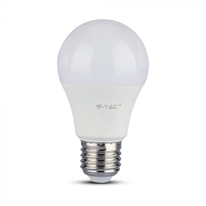 E27 8.5W(1055Lm) LED Spuldze V-TAC SAMSUNG, garantija 5 gadi, A60, auksti balta gaisma 6400K
