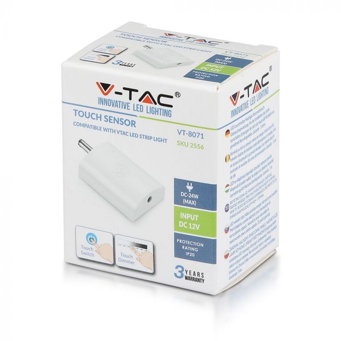 LED skārienjūtīgs dimmeris V-TAC 2A 24W