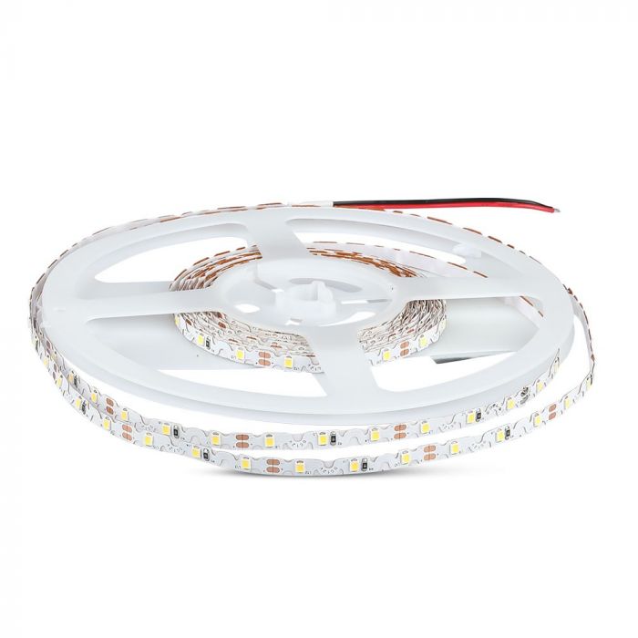 1 m LED lente 3,6W/m (300lm), 12V, S-tipa lokāma, 60 LED/m SMD2835, IP20, auksti balta 6400K