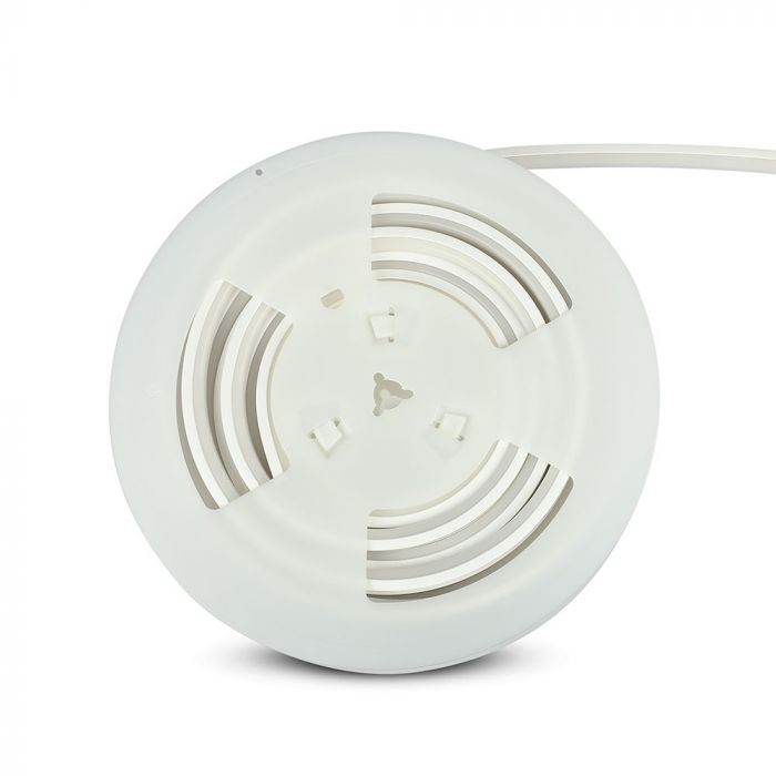 Цена на 10m_13Wm (1000Lm/m) 24V 0.55A LED Flex неоновая силиконовая лента, IP65 водонепроницаемая, V-TAC, теплый белый свет 3000K