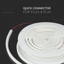 Hind 10m_13W (1000Lm) LED 24V 0.55A NEON FLEX silikoonlint, IP65 veekindel, V-TAC, külmvalge valgus 6400K.