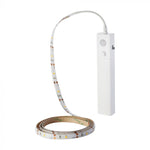 2.4W (200Lm) Led Tape 2835 1m PIR anduriga, 4xAAA patareidega, neutraalne valge valgus 4000K