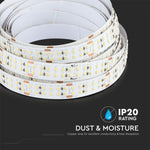1 m LED lente 30W/m (2400lm), 24V, 360 LED/m SMD2216, CRI>95, IP20, 10 mm, auksti balta 6400K