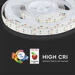 1 m LED lente 30W/m (2400lm), 24V, 360 LED/m SMD2216, CRI>95, IP20, 10 mm, auksti balta 6400K